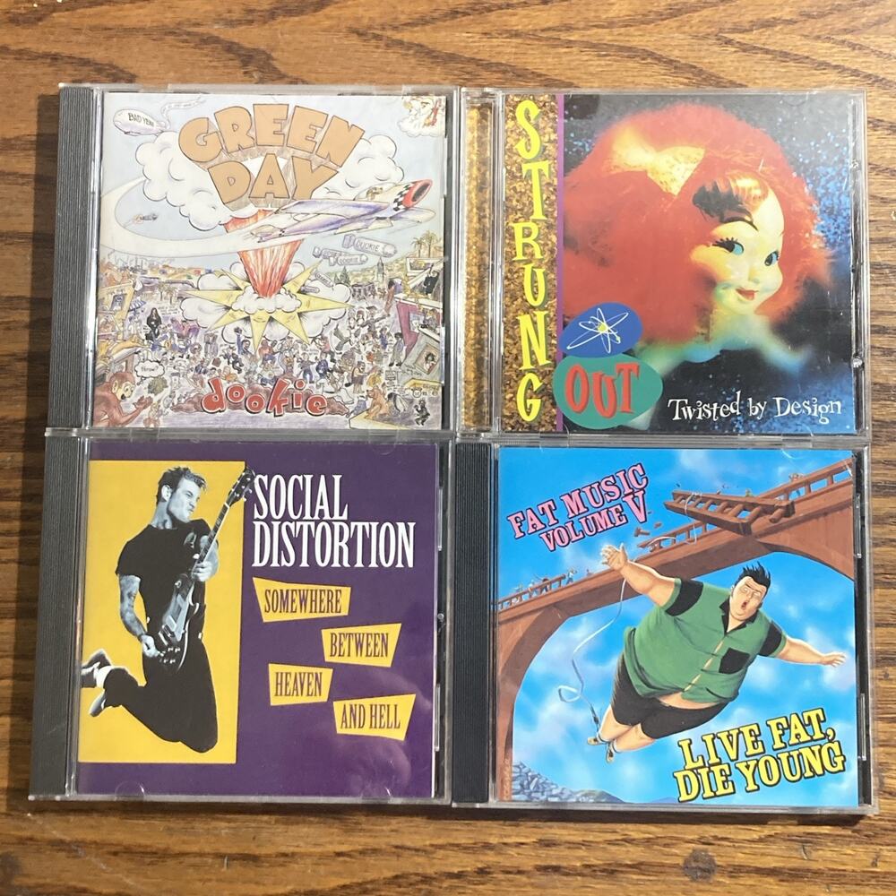Punk Rock Cd Lot 4 Cds